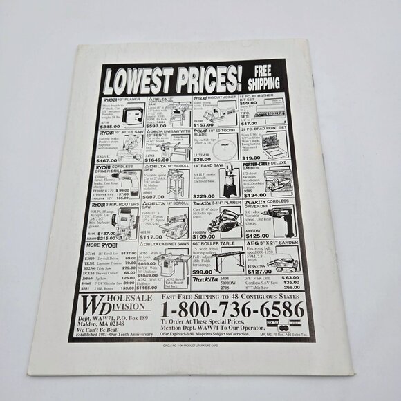 American Woodworker Magazine May June July August 1989 October 1990 August 1991 - Picture 5 of 11